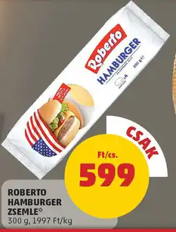PENNY Roberto hamburger zsemle ajánlat