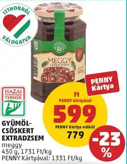 PENNY Gyümöl-csöskert extradzsem ajánlat