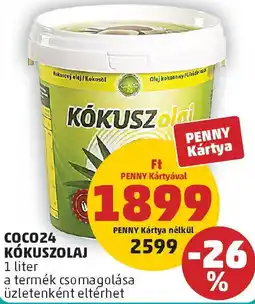 PENNY Coco24 kókuszolaj ajánlat