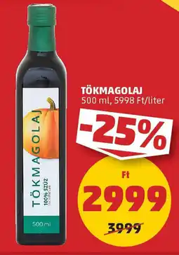 PENNY Tökmagolaj ajánlat