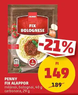 PENNY Penny Fix Bolognese ajánlat