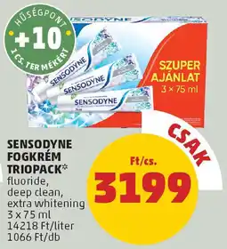 PENNY Sensodyne fogkrém triopack ajánlat