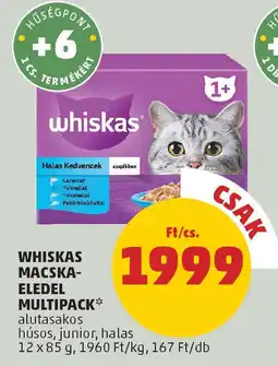 PENNY Whiskas macskaeledel multipack ajánlat