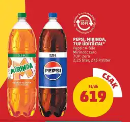 PENNY Pepsi, Mirinda, 7Up üdítőital ajánlat