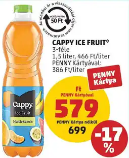 PENNY Cappy Ice Fruit ajánlat