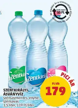 PENNY Szentkirályi ásványvíz ajánlat