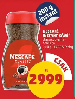 PENNY Nescafé instant kávé ajánlat