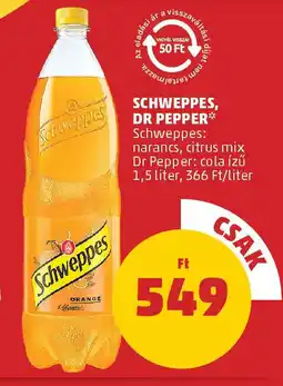 PENNY Schweppes, dr Pepper ajánlat