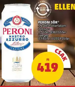 PENNY Peroni sör ajánlat