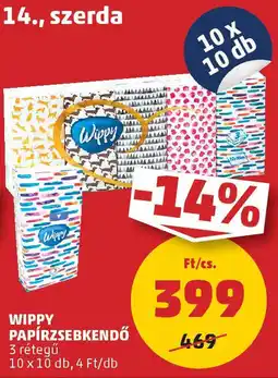 PENNY Wippy papírzsebkendő ajánlat