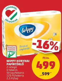 PENNY Wippy konyhai papírtörlő ajánlat