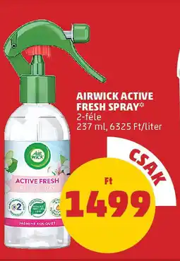 PENNY Airwick Active Fresh Spray ajánlat