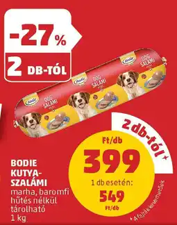 PENNY Bodie kutya- szalámi ajánlat