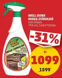 PENNY Well Done Hideg zsíroldó ajánlat