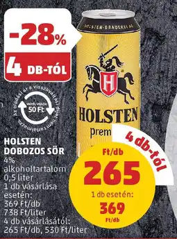 PENNY Holsten-Brauerei AG ajánlat