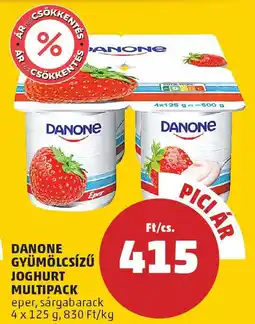 PENNY Danone gyümölcsízű joghurt multipack ajánlat