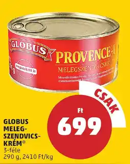 PENNY Globus meleg-szendvics-krém ajánlat