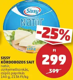 PENNY Sissy kördobozos sajt ajánlat
