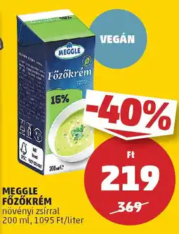 PENNY Meggle főzőkrém ajánlat