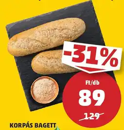 PENNY Korpás bagett ajánlat