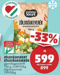 PENNY Zöldségeskert zöldségkeverék ajánlat