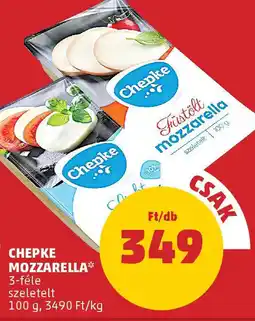 PENNY Chepke mozzarella ajánlat