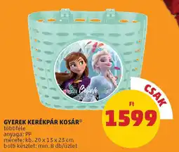 PENNY Gyerek kerékpár kosár ajánlat