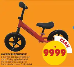 PENNY Gyerek futóbicikli ajánlat