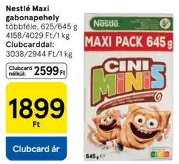 Tesco Nestlé Maxi gabonapehely ajánlat