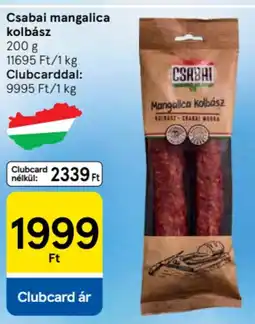 Tesco Csabai mangalica kolbász ajánlat