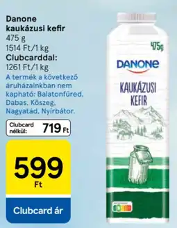 Tesco Danone kaukázusi kefir ajánlat
