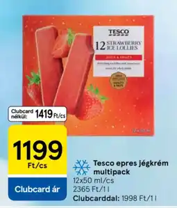 Tesco Tesco epres jégkrém multipack ajánlat