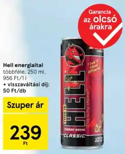 Tesco Hell energiaital ajánlat