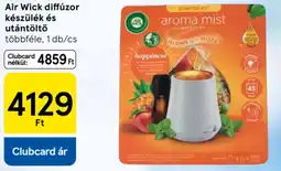 Tesco Air Wick diffúzor készülék és utántöltő ajánlat