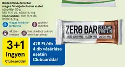 Tesco BioTechUSA Zero Bar magas fehérjetartalmú szelet ajánlat