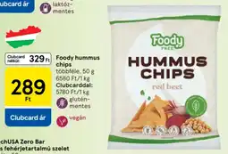 Tesco Foody hummus chips ajánlat