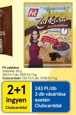 Tesco Fit zabkása ajánlat
