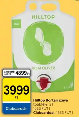 Tesco Hilltop Bortarisznya ajánlat