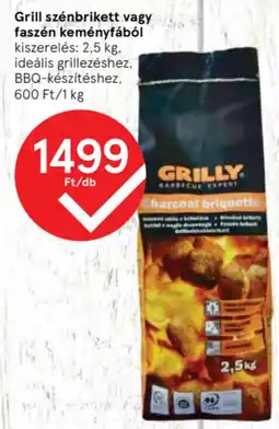 Tesco Grill szénbrikett / faszén keményfából ajánlat