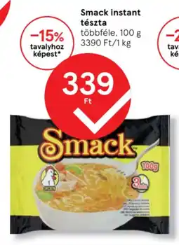Tesco Smack instant tészta ajánlat
