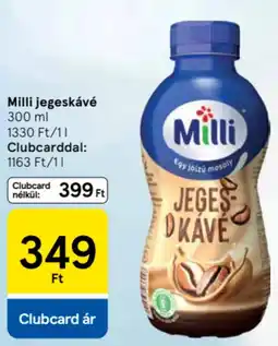 Tesco Milli jegeskávé ajánlat