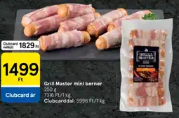Tesco Grill Master mini berner ajánlat