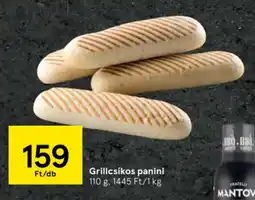 Tesco Grillcsíkos panini ajánlat