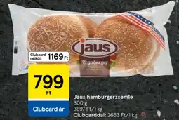 Tesco Jaus hamburgerzsemle ajánlat