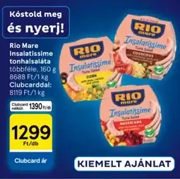Tesco Rio Mare Insalatissime tonhalsaláta ajánlat