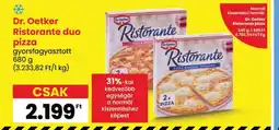 Spar Dr. Oetker Ristorante pizza ajánlat