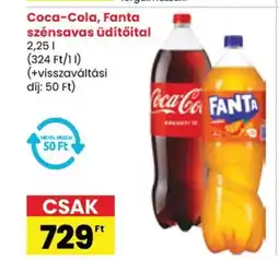 Spar Coca-Cola, Fanta szénsavas üdítőital ajánlat