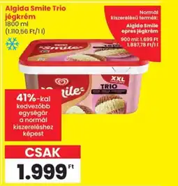 Spar Algida Smile Trio jégkrém ajánlat