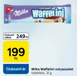 Tesco Milka Waffelini ostyaszelet ajánlat