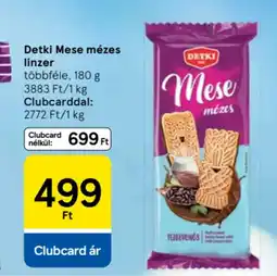 Tesco Detki Mese mézes linzer ajánlat